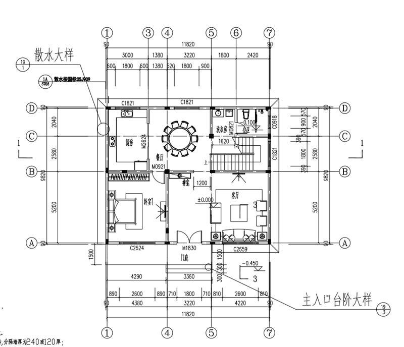 一层平面布局图