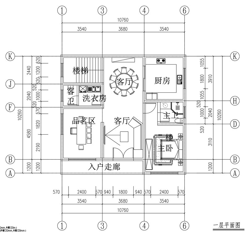 农村三层现代别墅设计平面图