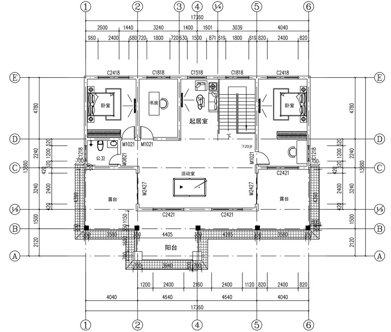 建筑-12月8号湖南娄底付总别墅设计群 Model (1)_9.jpg