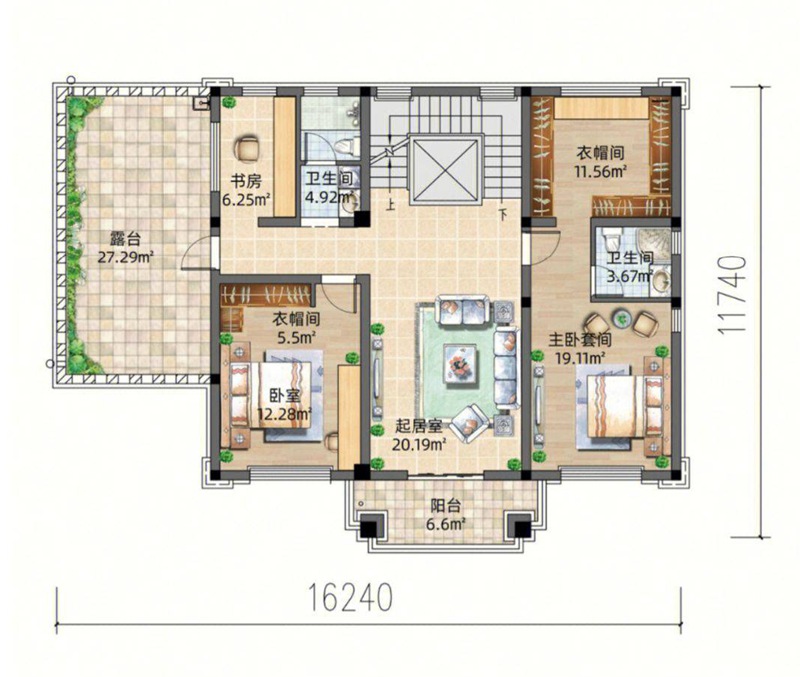 二层欧式别墅设计平面图